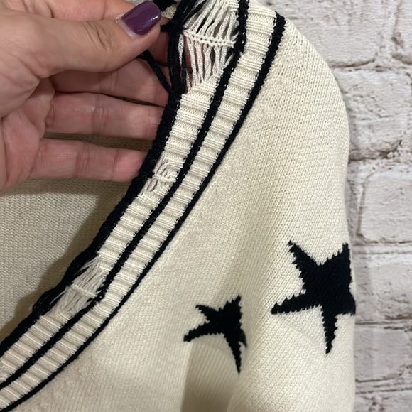 Altard State Sweater Small Stars Distressed - Picture 3 of 7